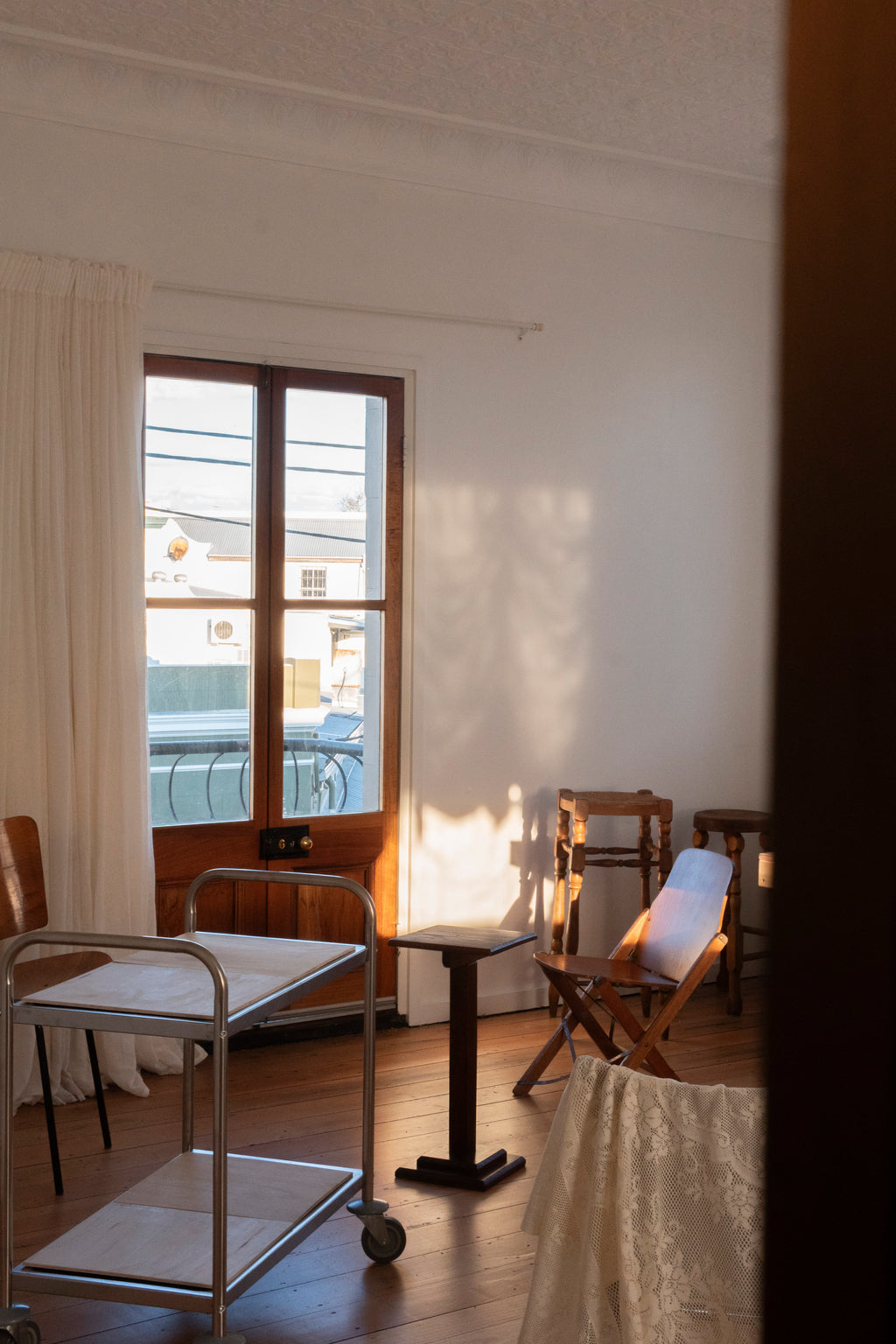 Ivory Sheer Curtains