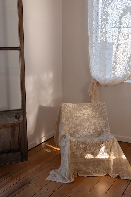 Low Folding Chair with Canvas Seat